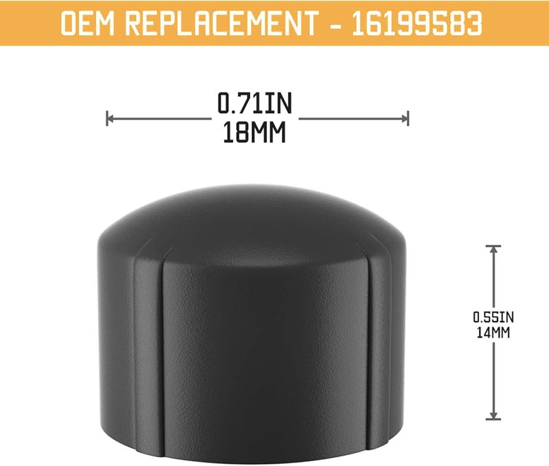 RDBS Radio Accessories 6 PCS Stereo Radio Volume Control Knobs Kit OEM Replacement for GMC Cadillac Chevrolet - Image 3