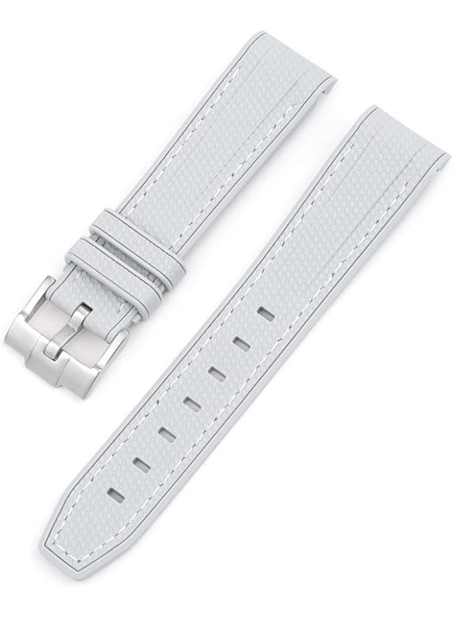 أوميغا X سواتش MoonSwatch / رولكس ساعة حزام 20mm ناعم السيليكون Speedmaster استبدال الفرقة منحني بدون فجوات مناسبة - Image 4