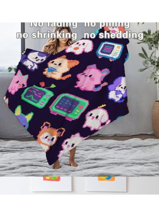 عام بطانية رقيقة من الفانيلا (حرارة ومريحة، ومناسبة للنوم واستخدام اللعبة والغبار والرمل) 150 سم * 200 سم - 383 - Image 5