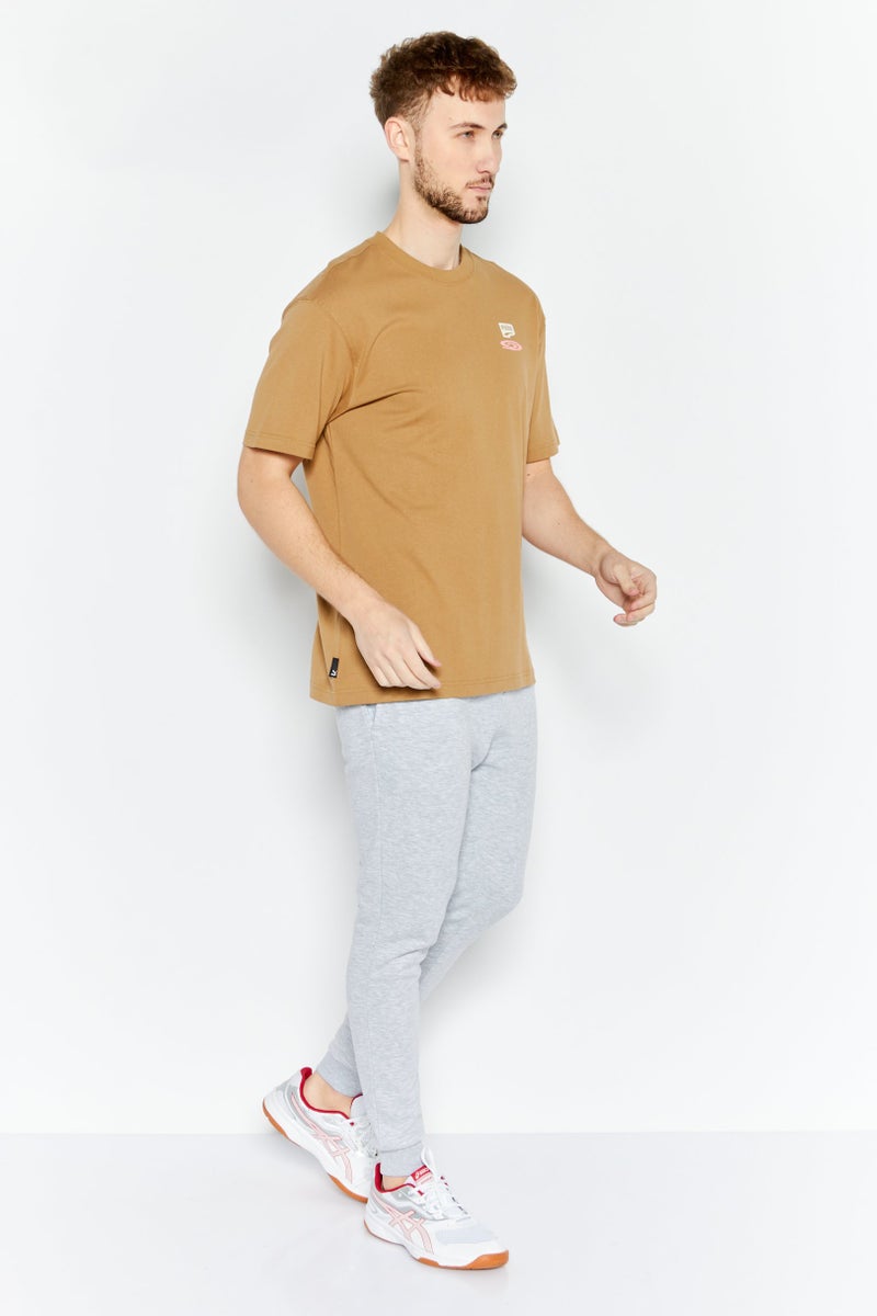 PUMA Men Relaxed Fit Short Sleeve Outdoor T-Shirt, Tan  - Image 4