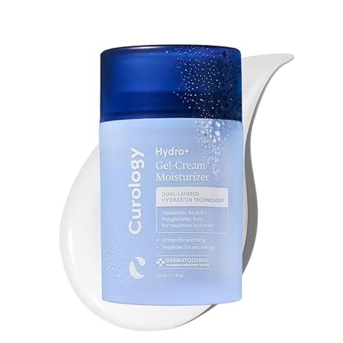 Curology Hydro+ Gel Cream Moisturizer, Lightweight Face Lotion for Sensitive Skin, 1.7 fl oz - Image 1