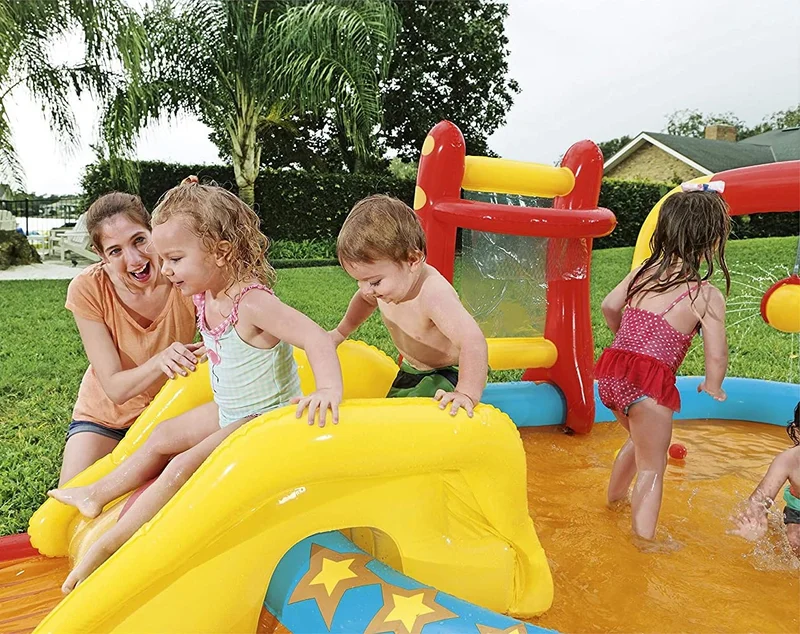 Bestway Fastastic Inflatable Entertainment Pool with 62002 Pump - 53068 Slides