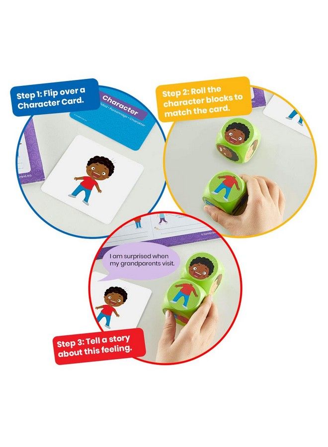 hand2mind Learn About Feelings Set Social Skills Games For Kids Social Emotional Learning Activities Play Therapy Toys For Counselors Calm Down Corner Supplies Autism Learning Materials - Image 4