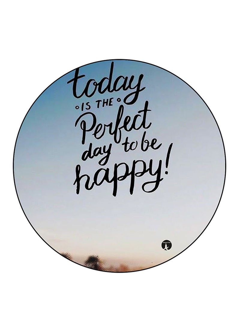 RKN English Phrases Printed Mouse Pad  Multicolour