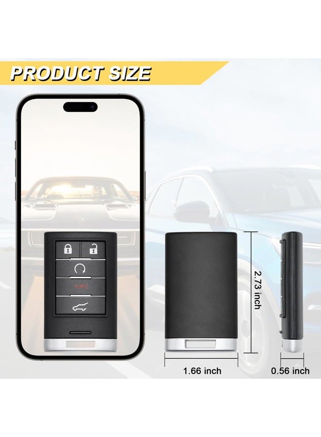 Vurkcy Key Fob Replacement for 2010-2015 SRX ATS XTS ELR, NBG009768T, 2pcs - Image 4