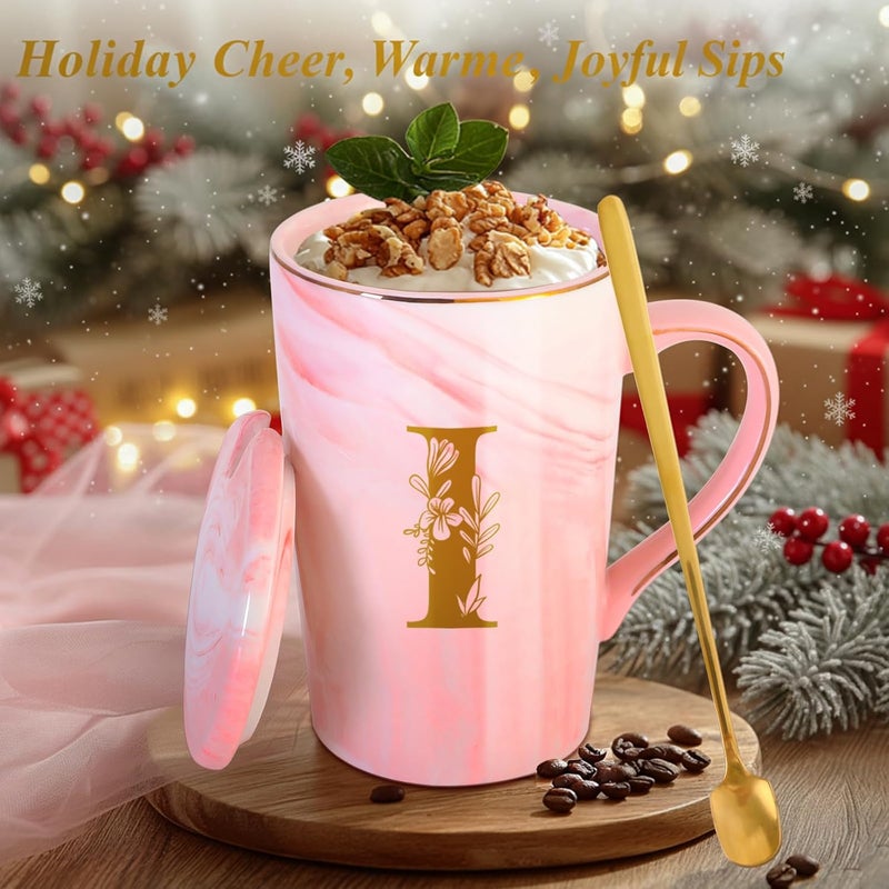 MNZZ Personalized Ceramic Coffee Mug with Lid Tea Cup Women Thank you Appreciation Gratitude Gifts Female Teacher End of Year School Bus Driver Nurse Pastor Team Mom Coach Guard Scout Leader Doctor,I - Image 3