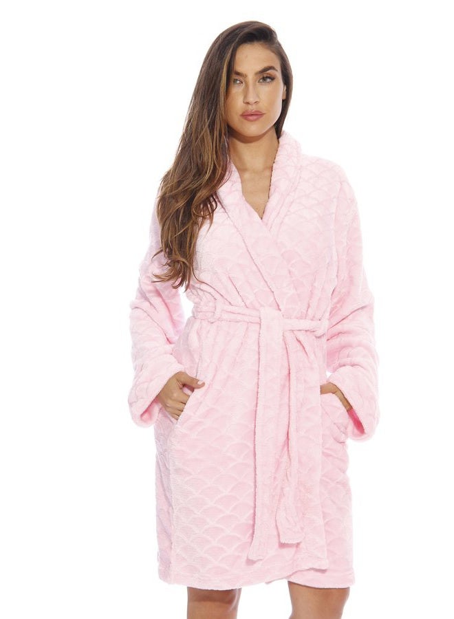 Just Love Solid Kimono Robes for Women, Light Pink, L - Image 1