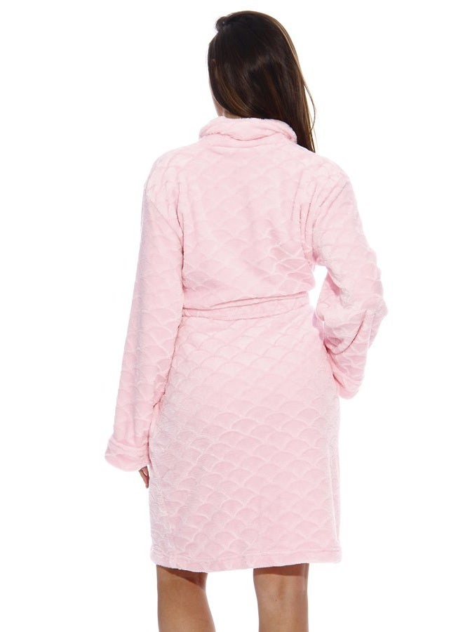 Just Love Solid Kimono Robes for Women, Light Pink, L - Image 3