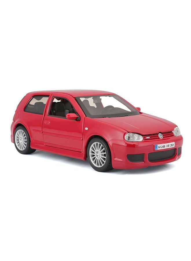 Maisto - 1:24 Special Edition Volkswagen Golf R32 Red Officially Licensed Scaled Replicas of Collectible Diecast Metal Models with Exquisite Interior and Exterior Detailing for All Age. - Image 1