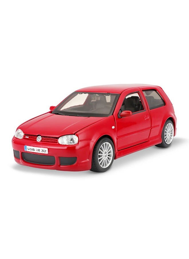 Maisto - 1:24 Special Edition Volkswagen Golf R32 Red Officially Licensed Scaled Replicas of Collectible Diecast Metal Models with Exquisite Interior and Exterior Detailing for All Age. - Image 1