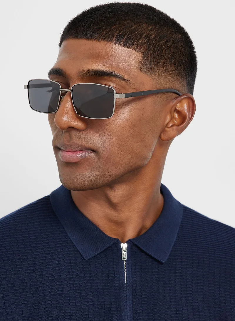 Seventy Five Polarized Rectangular Sunglasses