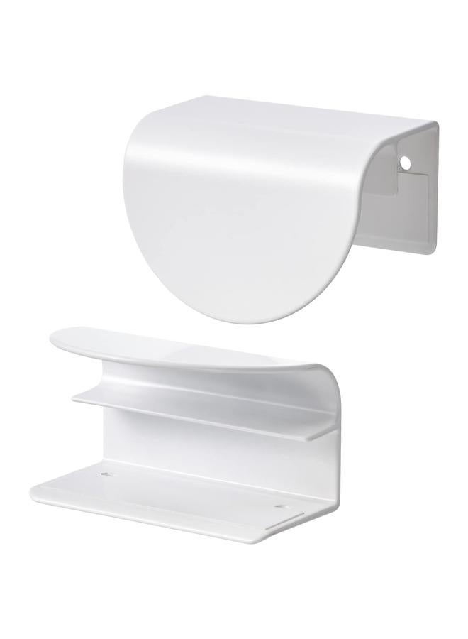 Zaboon Clip-on handle, white, 60 mm 2 pack - Image 1