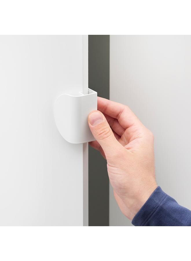 Zaboon Clip-on handle, white, 60 mm 2 pack - Image 2