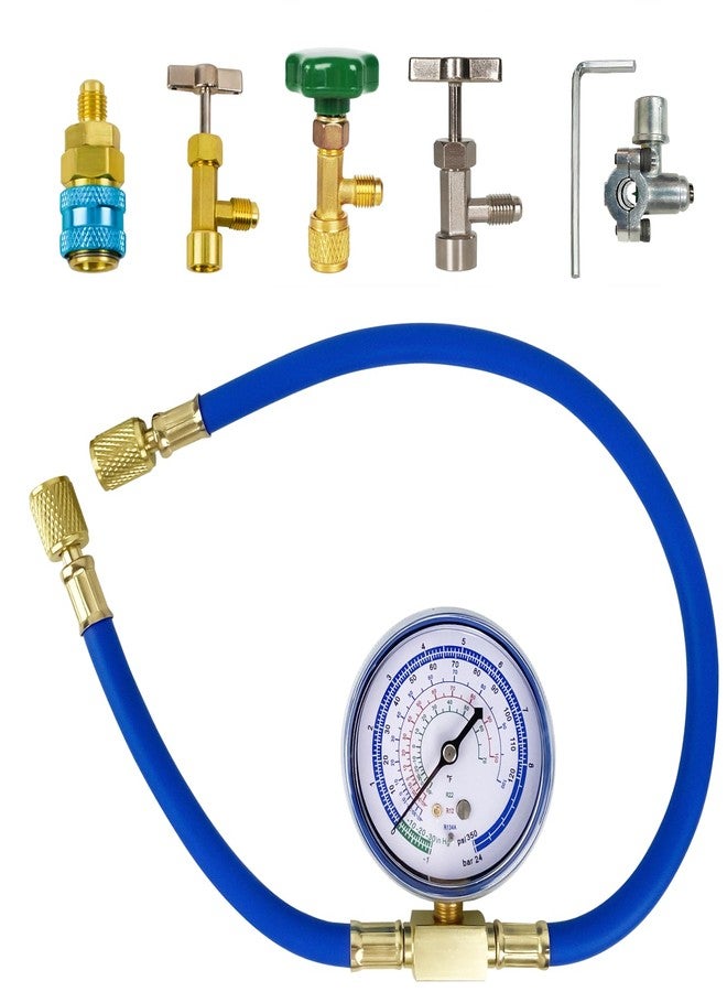 BACOENG R134a AUTO AC Refrigerant Charge Hose Kit - Image 1