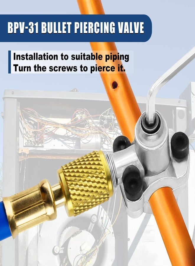 BACOENG R134a AUTO AC Refrigerant Charge Hose Kit - Image 5