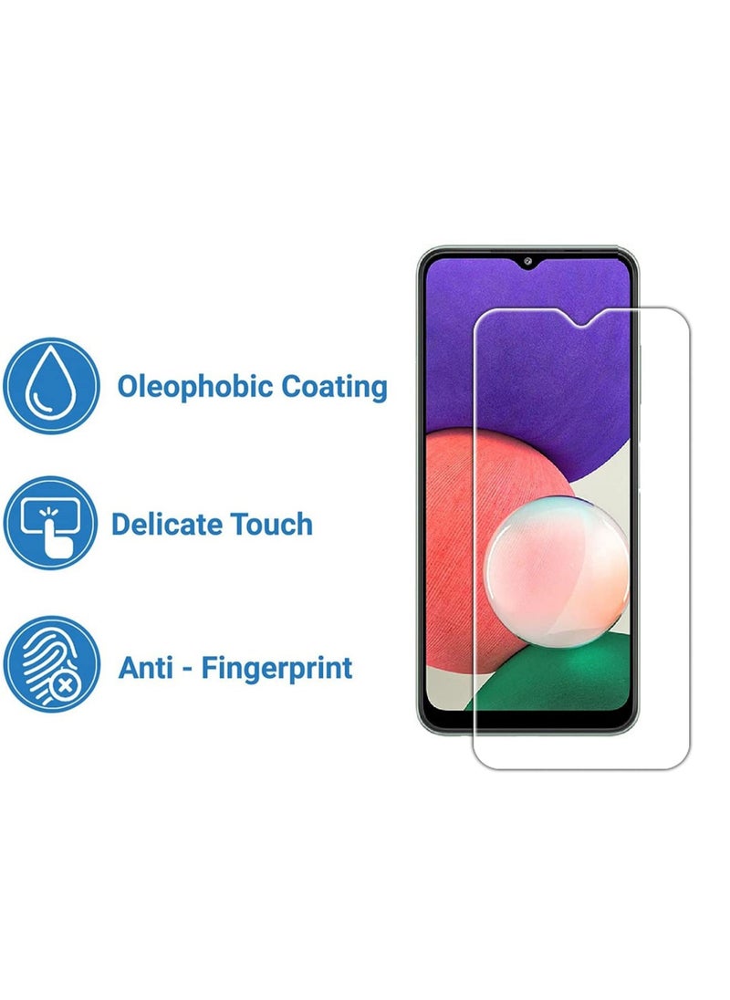 Waldic - Tempered Glass Screen Protector For Samsung Galaxy A13 Transparent - Image 1