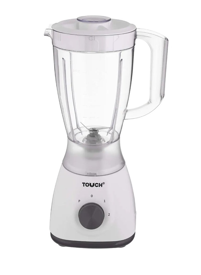 تاتش خلاط كهربائي، 600 وات، 1.5 لتر، مطحنة وكبة، أبيض، موديل، 40573 - Image 2