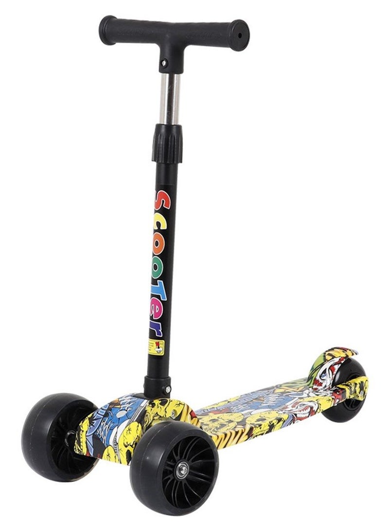 سكوتر قابل للطي مزود بثلاث عجلات مضيئة - Image 1