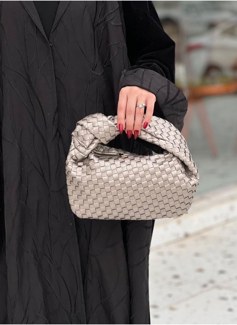 Generic - Twisted leather handbag - Image 1