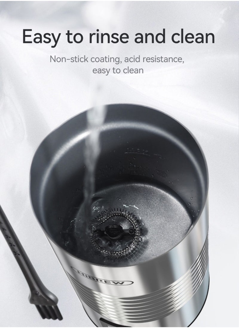 HiBREW HiBREW Hot & Cold Milk Frother Double wall Stainless steel M2A  - Image 5