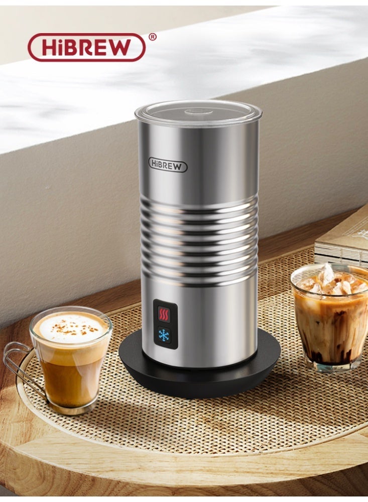 هيبرو هيبريو ساخن وبارد ميلك فروثر جدار مزدوج الفولاذ المقاوم للصدأ M2A. - Image 1