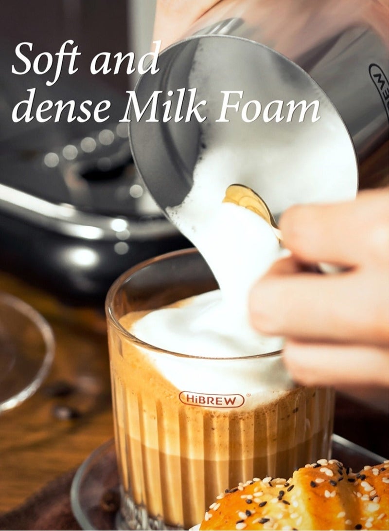 هيبرو هيبريو ساخن وبارد ميلك فروثر جدار مزدوج الفولاذ المقاوم للصدأ M2A. - Image 2