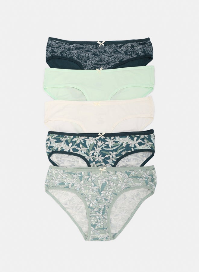 Carina عبوة من 5 سراويل بيكيني ملونة - Image 1