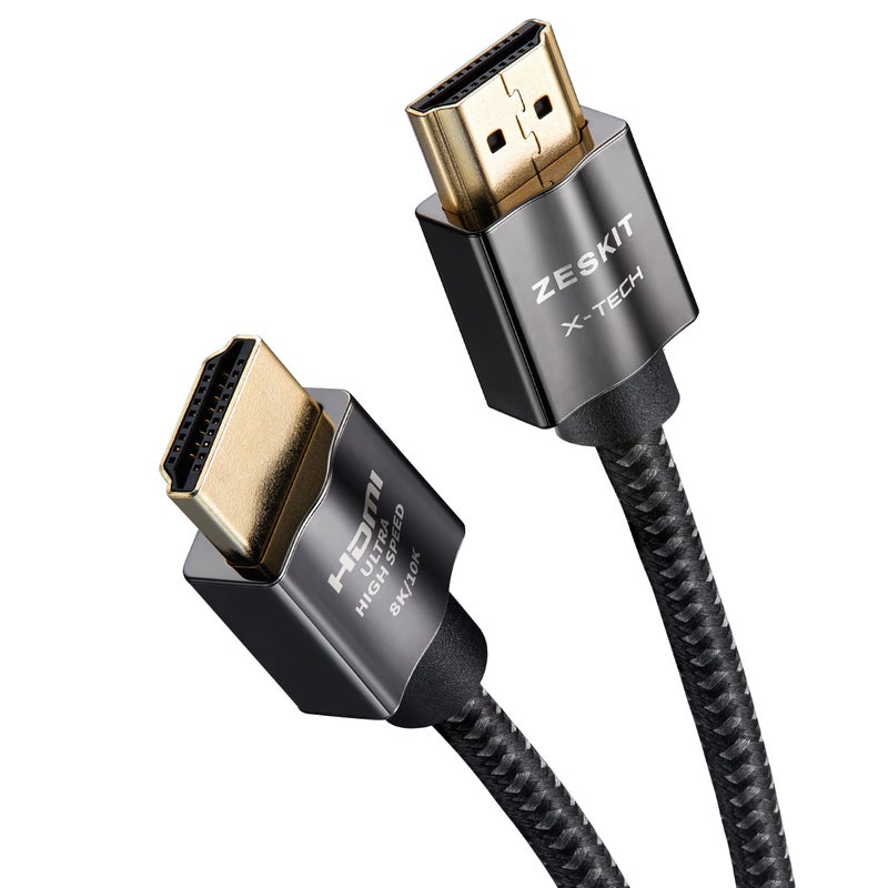Zeskit X-Tech 48Gbps Ultra High Speed HDMI Cable 5ft, 8K60 4K120 144Hz eARC HDR HDCP 2.2 2.3 Compatible with Dolby Vision Apple TV 4K Roku Sony LG Samsung Xbox Series X RTX 3080 PS4 PS5 - Image 5