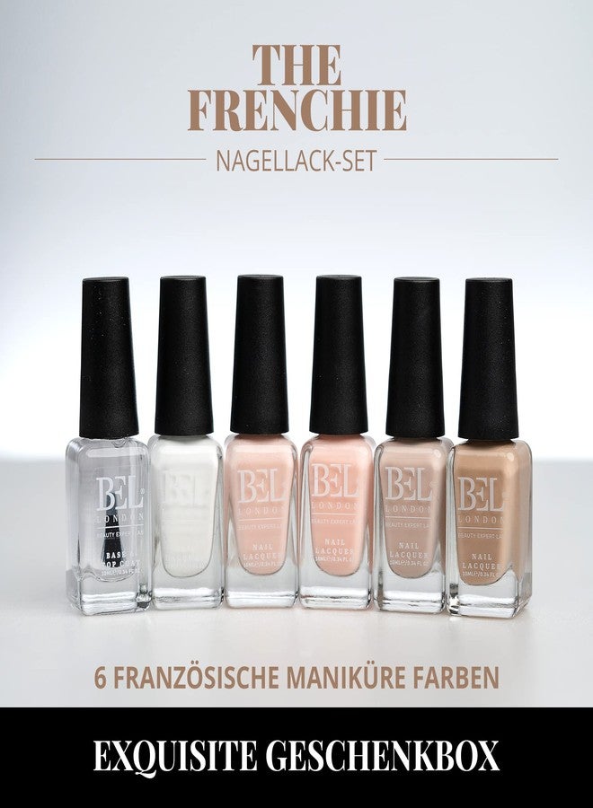 BL The Frenchie Luxury 6 Pack Multi-color French Manicure Professional Nail Polish Set - Image 2