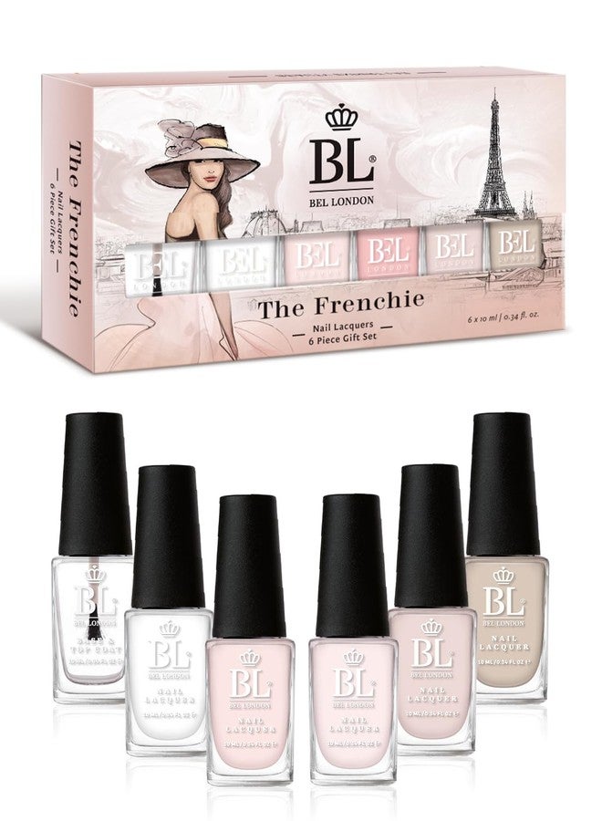 BL The Frenchie Luxury 6 Pack Multi-color French Manicure Professional Nail Polish Set - Image 1