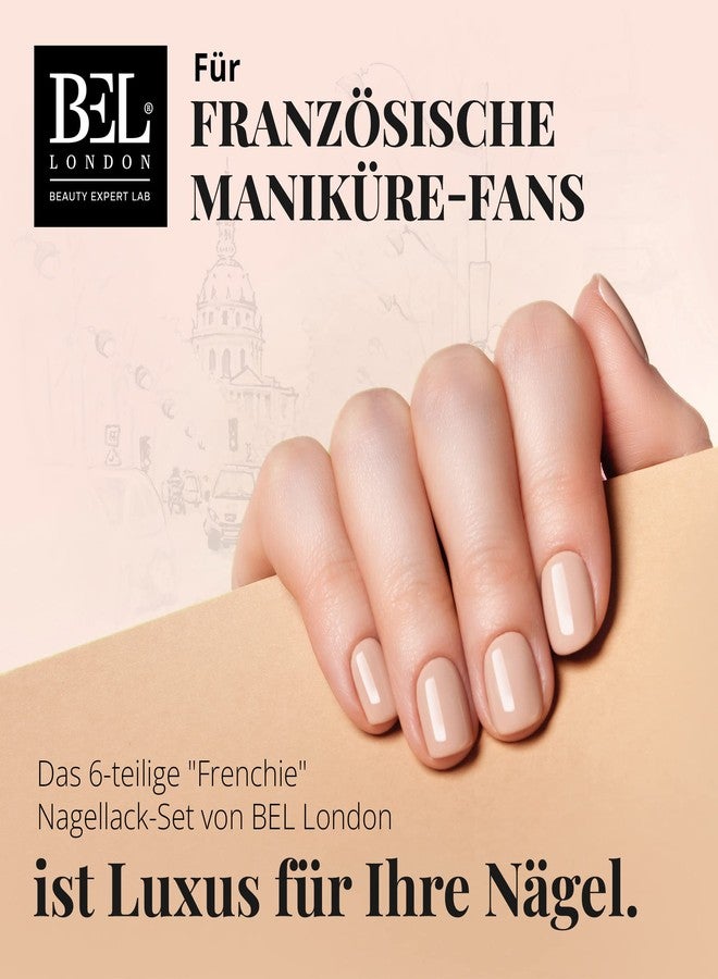 BL The Frenchie Luxury 6 Pack Multi-color French Manicure Professional Nail Polish Set - Image 4