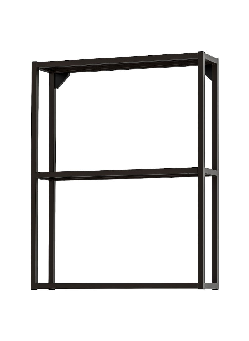 Trofast - Wall Frame With Shelves, Anthracite, 60X15X75 Cm - Image 1