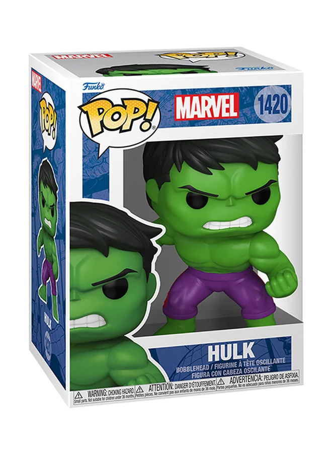 فانكو Pop! Marvel: Marvel New Classic - Hulk, Collectable Vinyl Figure - Gift Idea - Official Merchandise - Toys for Kids & Adults - Movies Fans - Model Figure for Collectors and Display - 82498