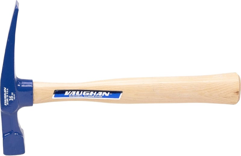 Vaughan Brick Layers Hammer, 16 oz Steel Masonry Hammer, Made in the USA, BL16, VN17710 - Image 3