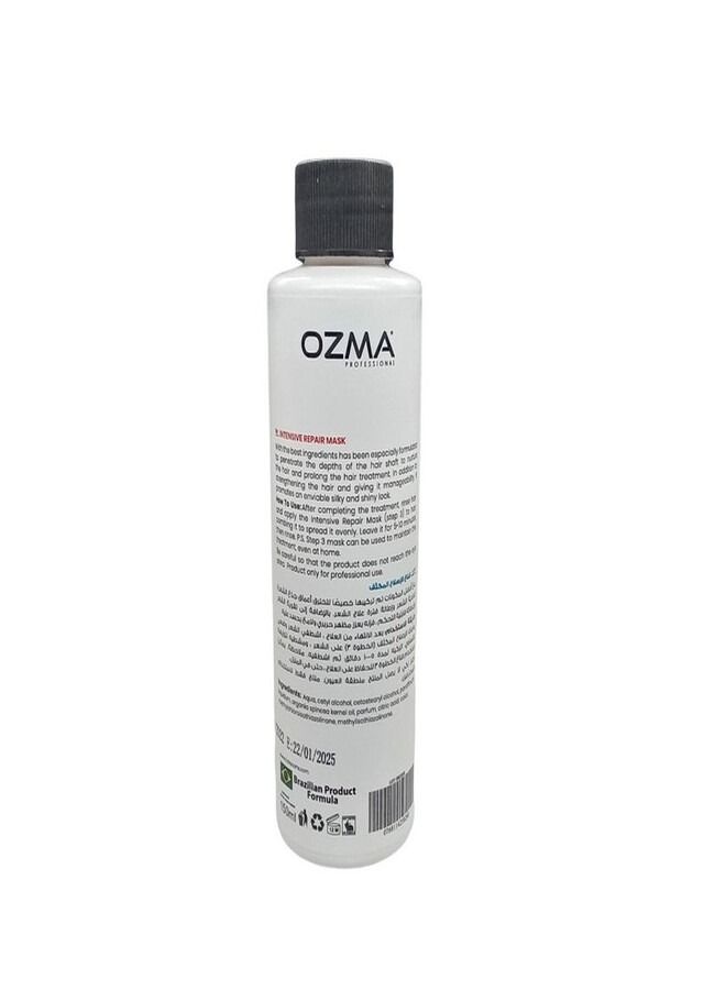 OZMA PROFESSIONAL OZMA Intensive Keratin and Protein Repair Hair Straightening Mask  150ML . STEP 3 - Image 1