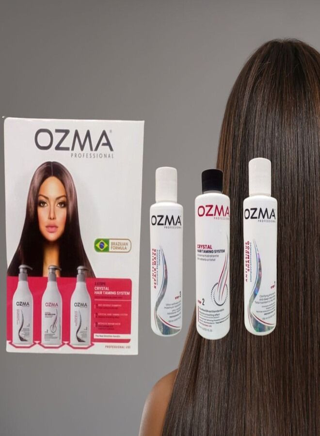 OZMA PROFESSIONAL OZMA Intensive Keratin and Protein Repair Hair Straightening Mask  150ML . STEP 3 - Image 2