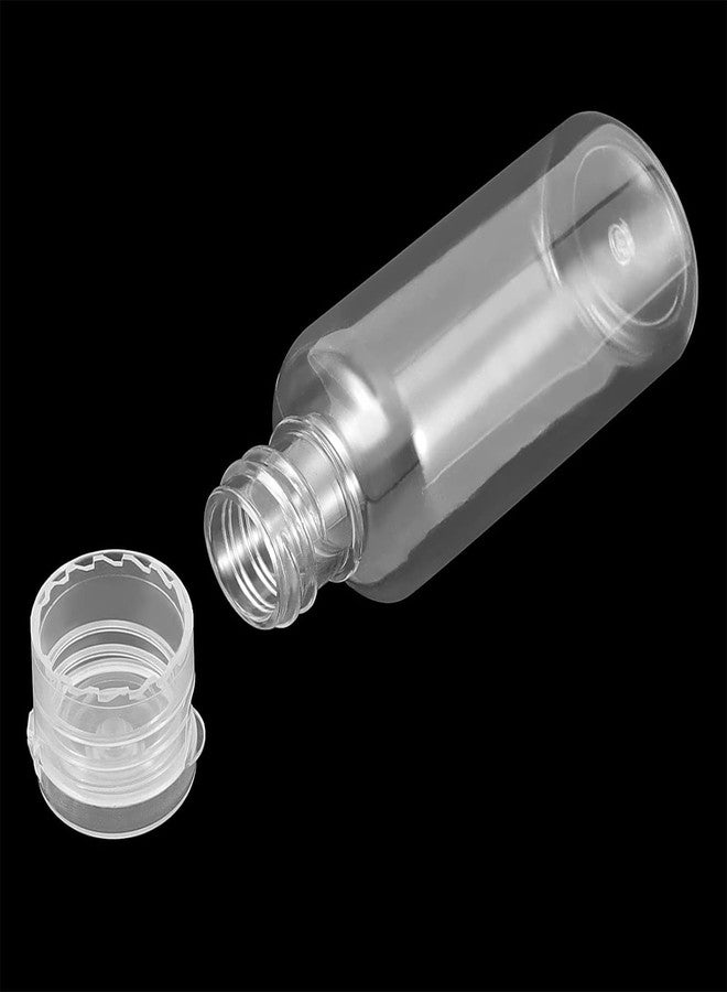ZEONHAK 60 Pack 2oz Clear Plastic Empty Bottles with Flip Cap, Small Travel Bottle, Portable Refillable travel Size Containers for Shampoo, Lotion, Liquid Body Soap, Cream, Toner - Image 4