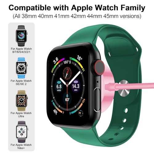 xiwxi 𝟐𝟎𝟐𝟔 𝐔𝐩𝐠𝐫𝐚𝐝𝐞𝐝 Magnetic Charging Cable for Apple Watch Charger,[USB C Port] Wireless Charging Cable Compatible with iWatch Series Ultra/10/9/8/7/6/SE/SE2/5/4/3/2[3.3FT/1M],Pink - Image 2