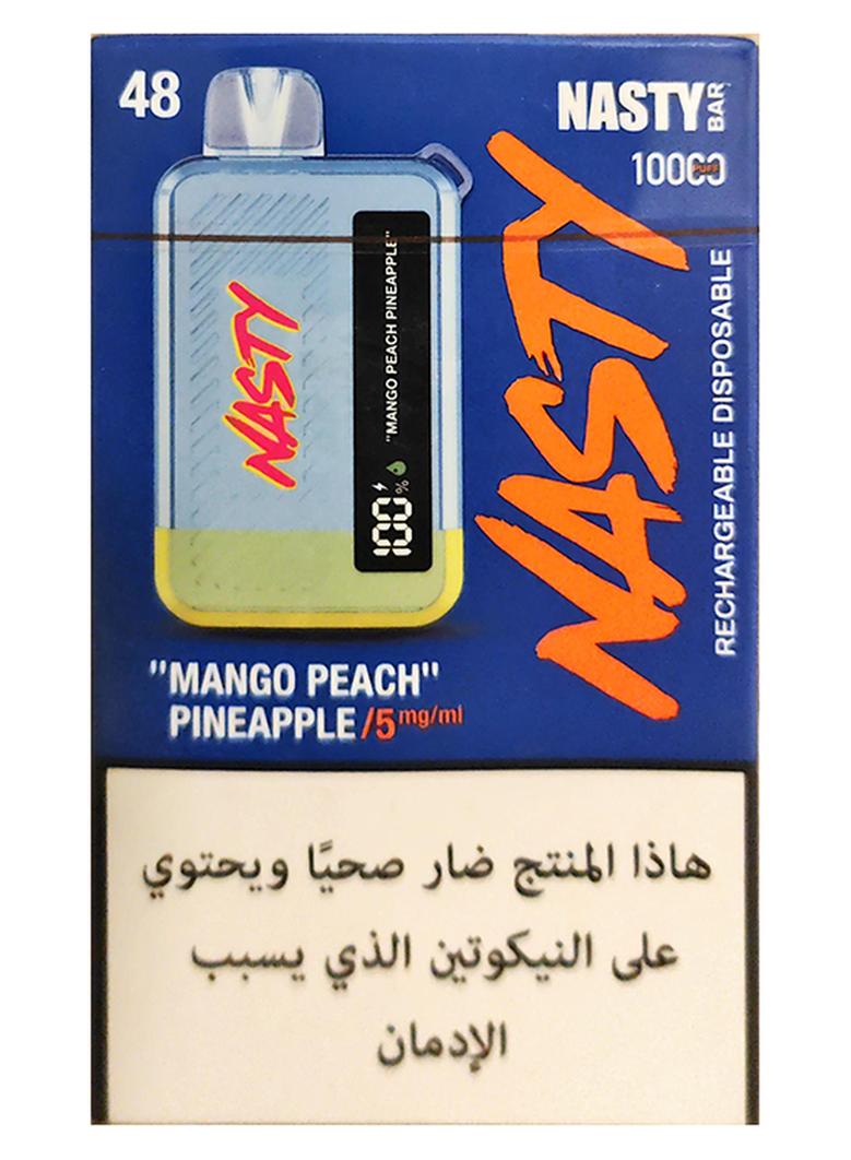 ناستي كبسولات بخار بنكهة المانجو والخوخ والأناناس، ١٠٠٠٠ نفخة ٥ ملغ، للاستخدام مرة واحدة - Image 1