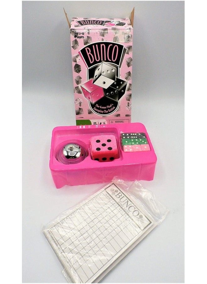 Cardinal Industries Bunco Social Dice Game Complete Set Pink & Black  - Image 3