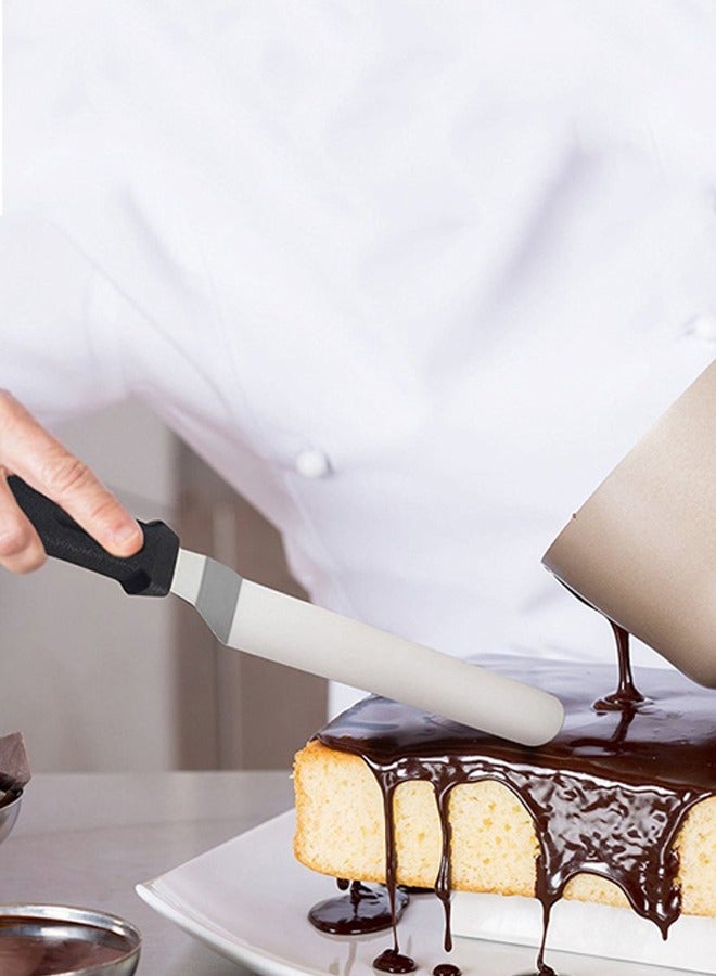 3-piece Stainless Steel Cake Baking Pastry Spatula Scraper Butter Tools  - Image 5