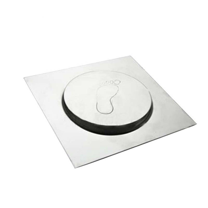 🚽 مصرف مربع إبداعي 15x15 لتصريف ة الحمام وتركيب بلاط مع مزيل روائح فضي - Image 4
