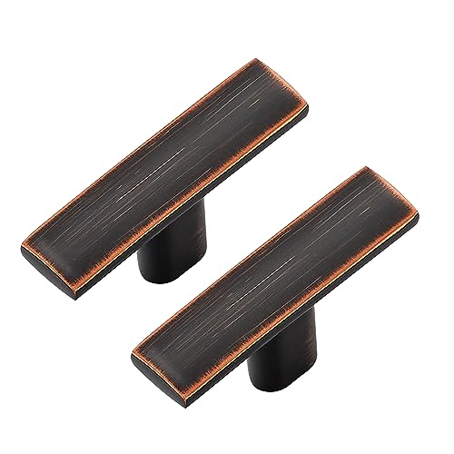 Ravinte Decor 25 Pack Cabinet Handles Single Hole Curved Cabinet Knobs Oil Rubbed Bronze Drawer Pulls for Kitchen Cupboard Solid Pulls for Dresser Drawer Arch Hardware - Image 1