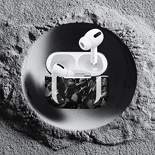 MONOCARBON Real Carbon Fiber Case for Airpods Pro 2nd Generation with Lanyard,AntiScratch Slim Protective Hard Cover for Airpods Pro 2 Compatible with Magsafe Wireless Charging-Forged Glossy Black - Image 3