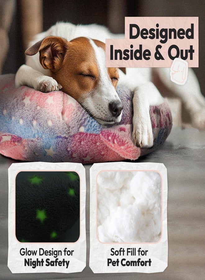 POMESEA Calming Dog Pillow, Glow in The Dark, Soft Question Mark Shape for Dogs, Kids, Adults - Washable, Cozy Body Pillow Bed Gift (L Pink) - Image 4