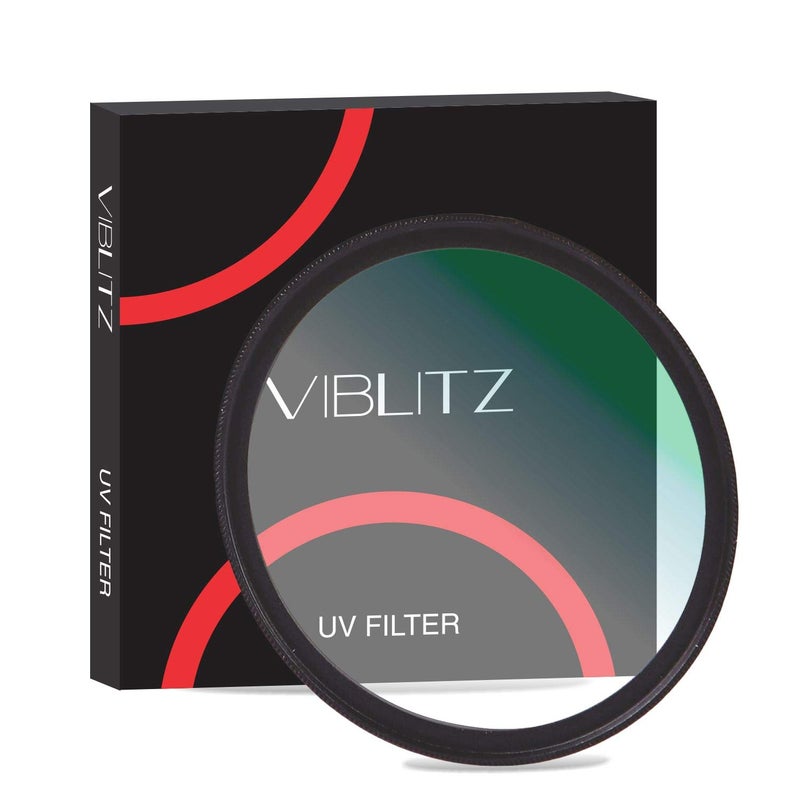 Viblitz ® Ultra Slim UV Filter Protection Slim Frame (58 MM) - Image 1