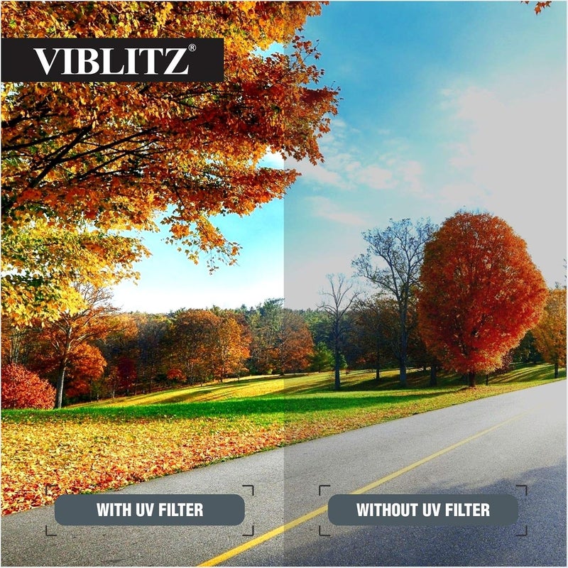 Viblitz ® Ultra Slim UV Filter Protection Slim Frame (58 MM) - Image 3