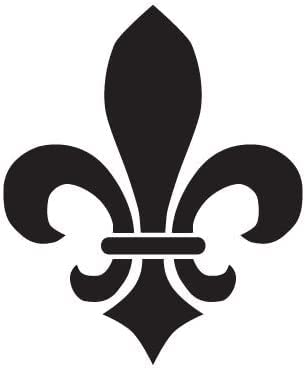 Ivana's Fleur De Lis Stencil | Versailles French Art - Reusable Mylar Template | Painting, Chalk, Mixed Media | Use for Journaling, DIY Home Decor - STCL923 Size (15" x 15")