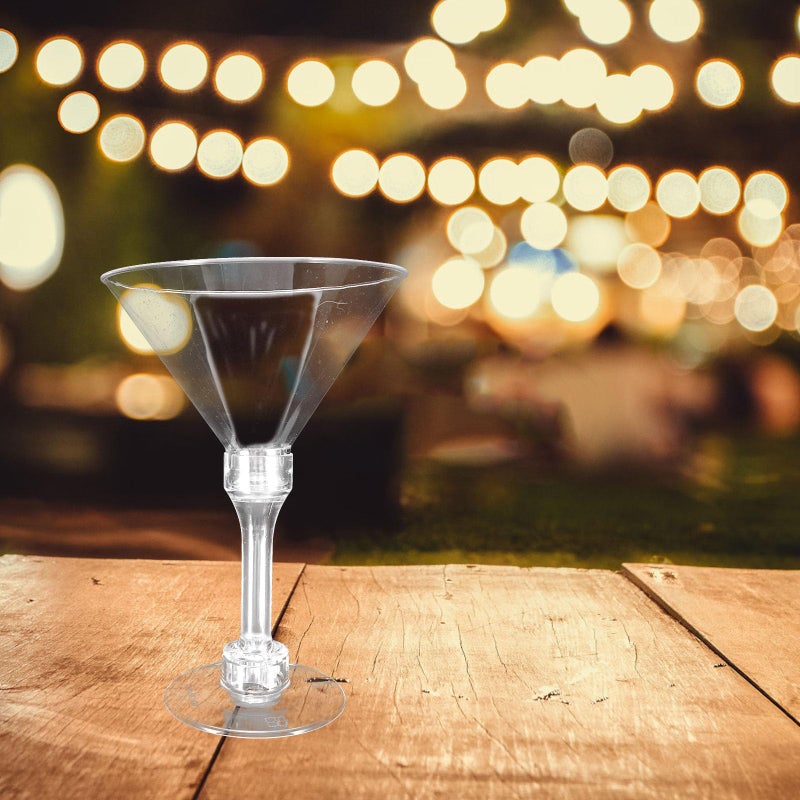 Reusable Plastic Wine Glasses 150ml Stemmed 10 Pieces for Party Bar Outdoor - Image 4
