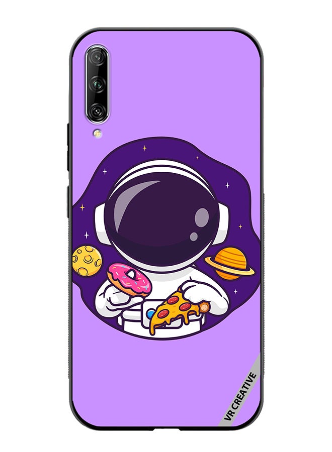 VR CREATIVE Protective Case Cover For Huawei Nova Y9S Cute Astronaut Eating Donut And Pizza Design Multicolour - Image 1
